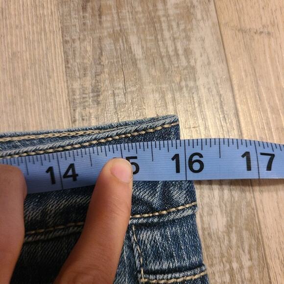 Maurices size 1/2 women's Laney bootcut white washed jeans - Picture 9 of 11